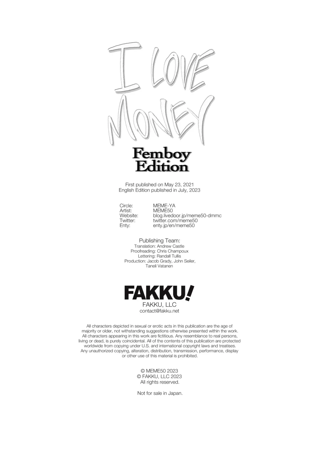 [Meme50] I Love Money - Femboy Edition Fhentai - Page 16