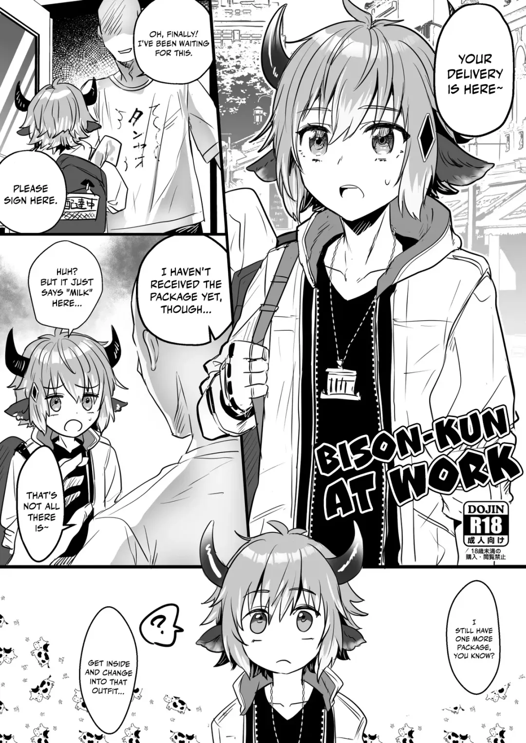 [Kawasemi Makiko] Hataraku Bison-kun | Bison-kun at Work Fhentai - Page 1