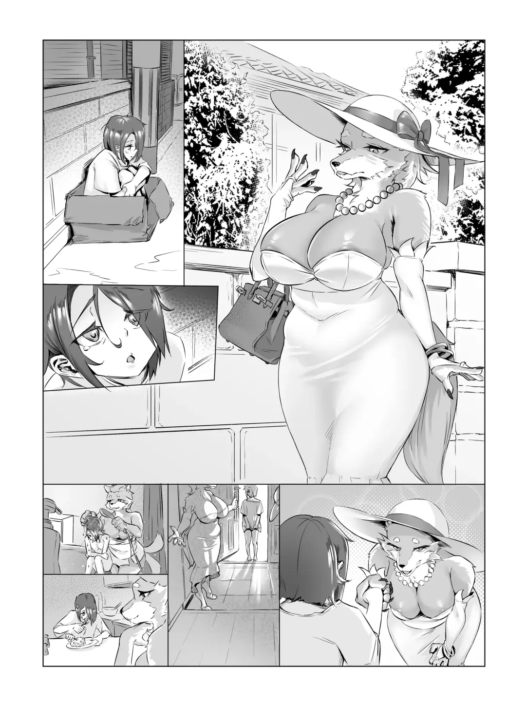 [Iru] A Wolf-Wife Who Wants to Keep a Human Fhentai.net - Page 1