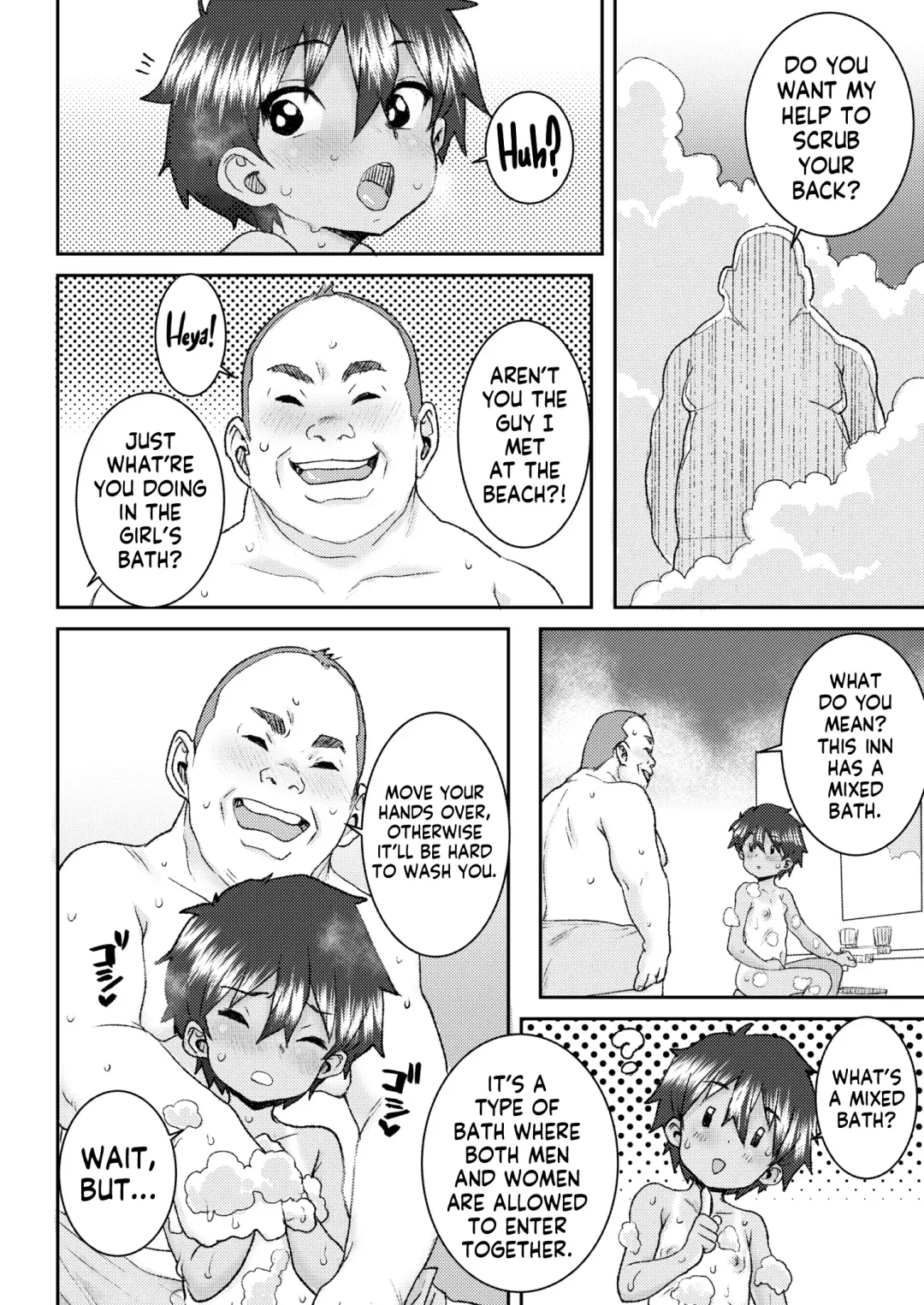 [Ponsuke] Yonyoku tte Kimochi Ii! | Mixed Bathing Feels So Good! Fhentai - Page 6