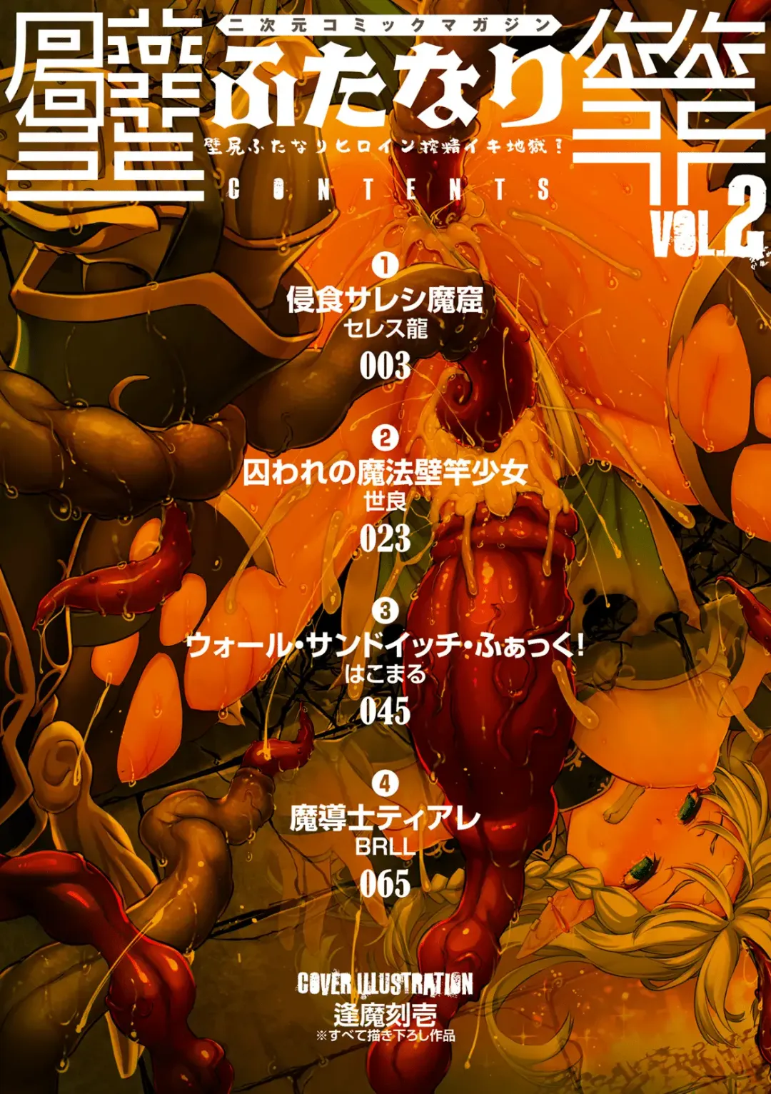 2D Comic Magazine Futanari Kabe Sao Kabe Shiri Futanari Heroine Sakusei Iki Jigoku! Vol. 2 Fhentai - Page 2