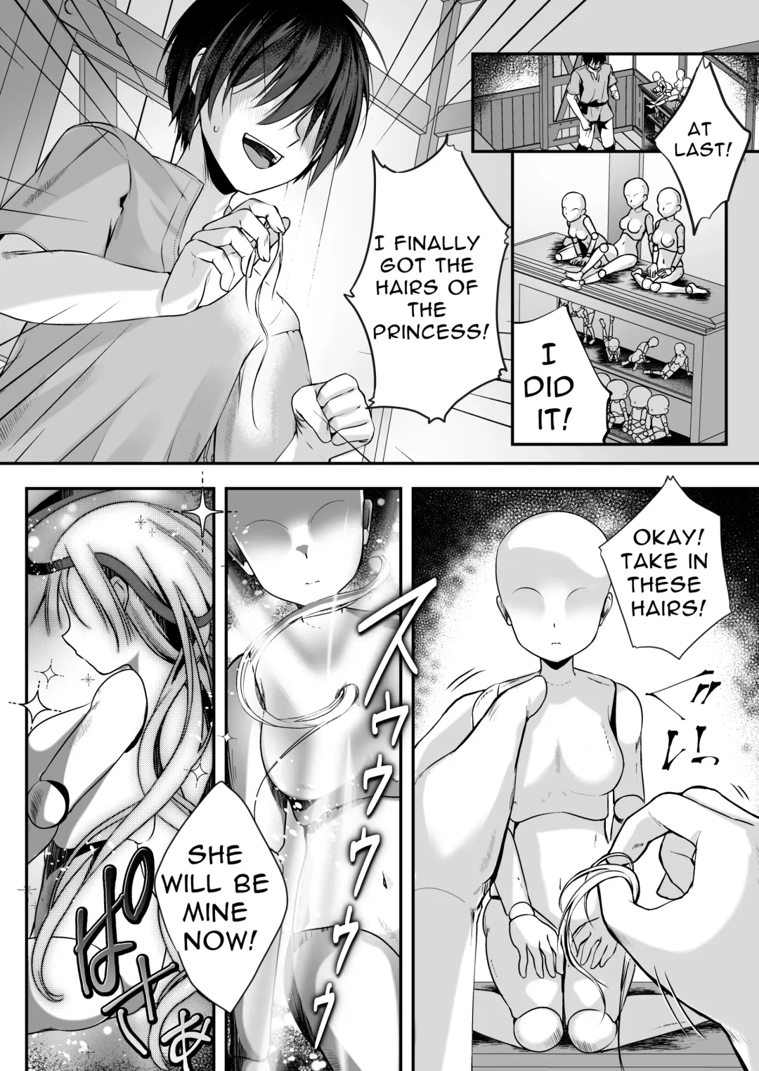 [Rurimaru] Marionette Princess -Mob Murabito no Ecchi na Ayatsuri Ningyou ni Sarete Shimau Hime Kishi Monogatari- | Marionette Princess -Tale of The Princess Knight Turned Puppet- Fhentai - Page 4
