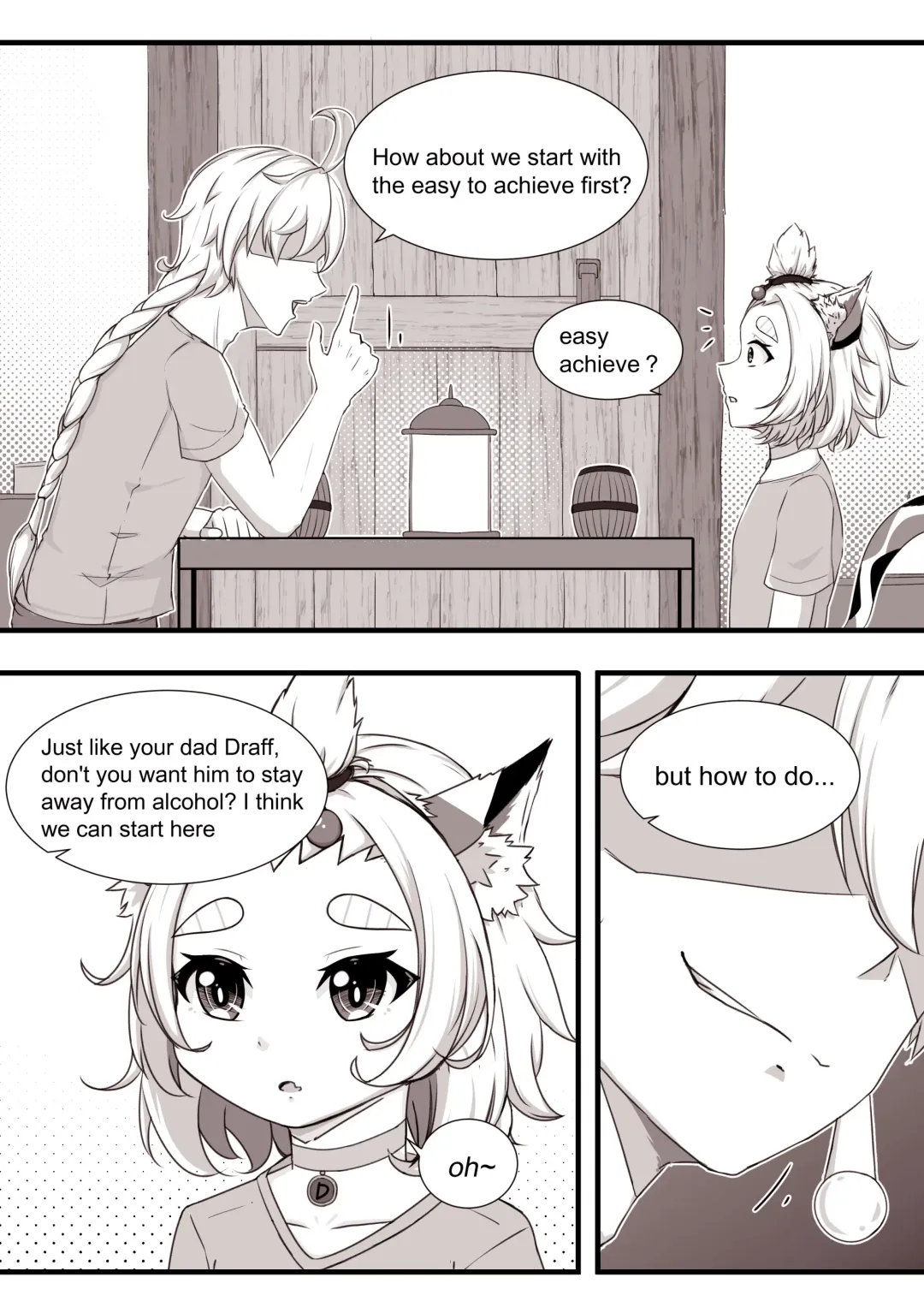 [Yamazaki Ginryu] Diona to no Nichijou -Mondai Hen + Kaiketsu Hen- | Daily Life with Diona -Question Chapter + Solve Chapter- Fhentai.net - Page 50