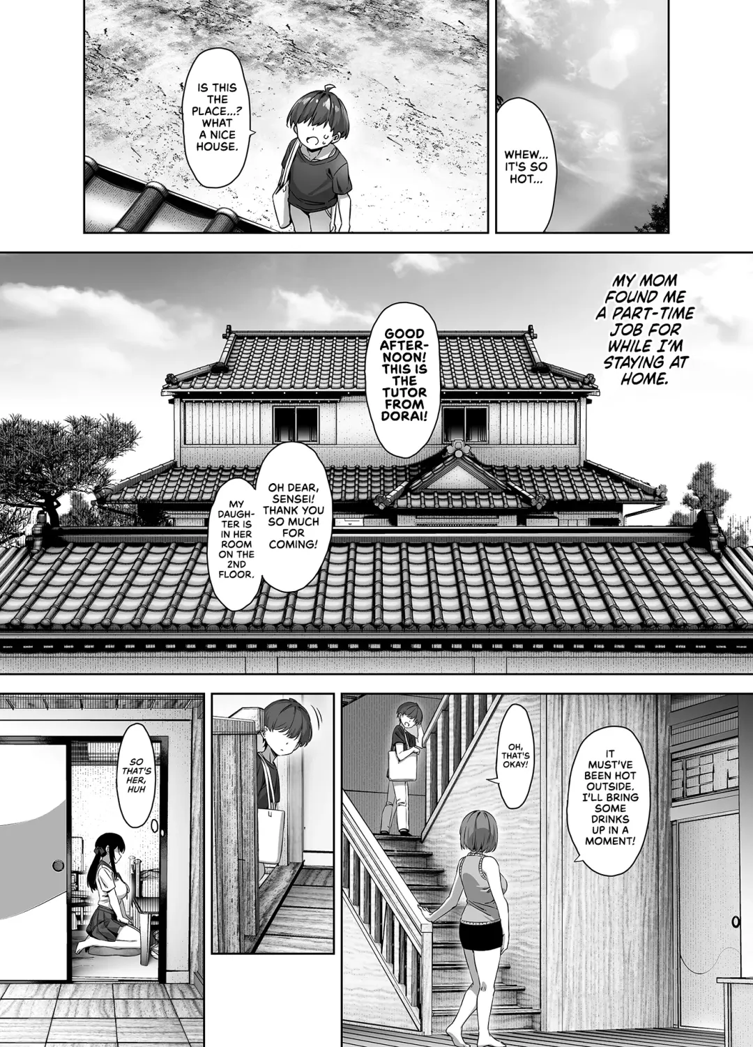 [Mikemono Yuu] Natsu to Inaka to Yuuwaku shite kuru Dekkai Oshiego | Summertime in the Countryside With The Huge Student Seducing Me (decensored) Fhentai - Page 6
