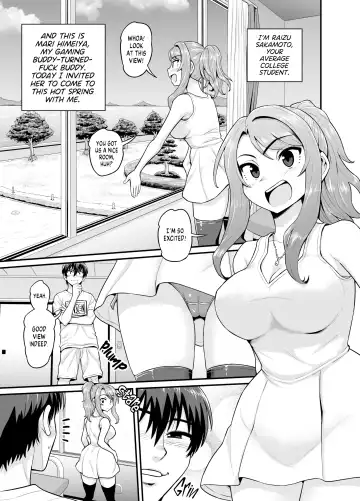 [Gachonjirou] Game Tomodachi no Onnanoko to Onsen Ryokou de Yaru Hanashi NTRver. | Getting it On With Your Gaming Buddy at the Hot Spring NTRVer. (decensored) Fhentai - Page 2
