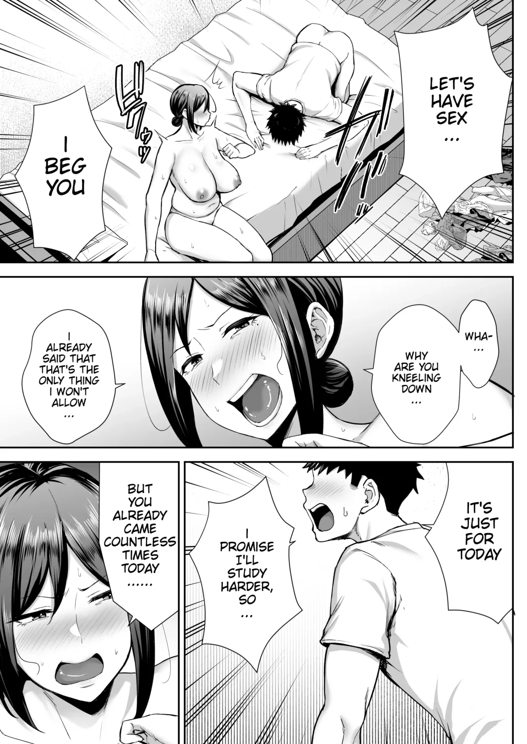 [Gagarin Kichi] The Closest And Most Erotic Woman To Me Is My Big Breasted Mama Miyuki ~I'm A Mother But I'm Having Trouble Masturbating My Stupid Son~ Fhentai - Page 26