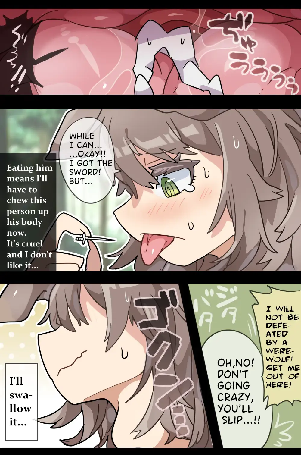 [Ima Att] Giant Dog Girl VORE & GTS Fhentai.net - Page 4