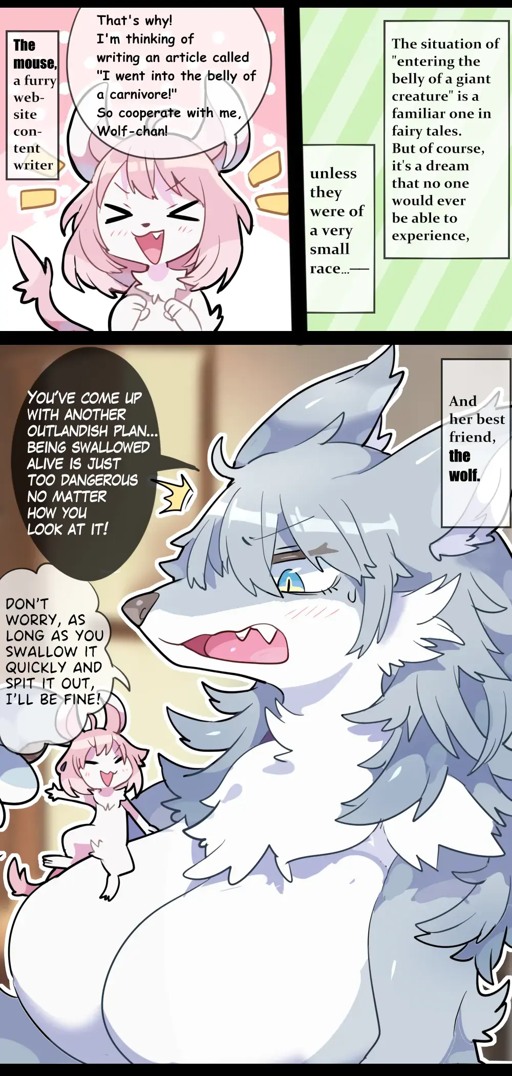 Read [Ima Att] Giant Wolf Girl VORE & GTS - Fhentai.net