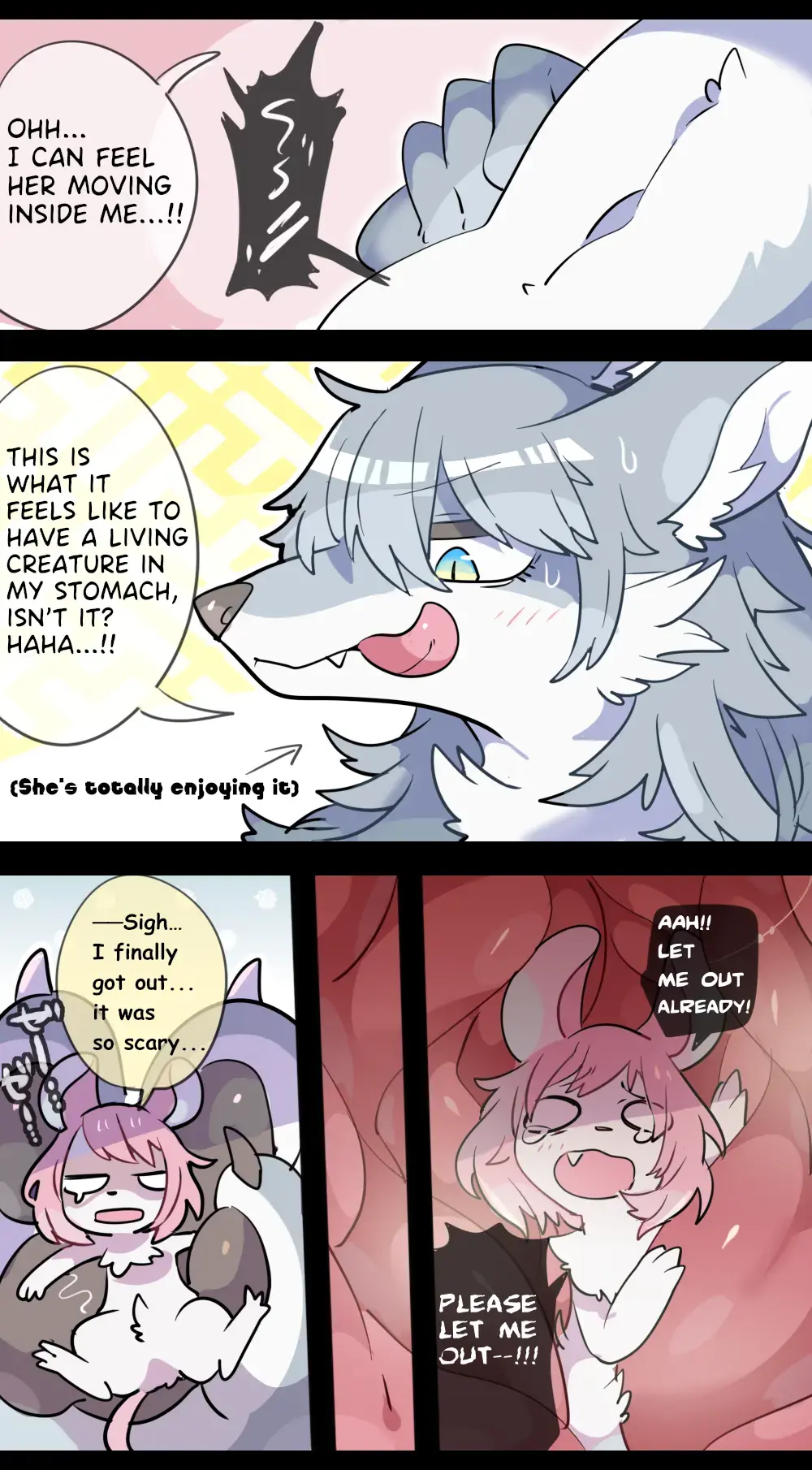 [Ima Att] Giant Wolf Girl VORE & GTS Fhentai.net - Page 7