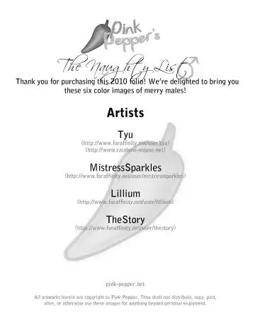 [Lillium - Mistresssparkles] The Naughty List: Male Edition Fhentai - Page 2