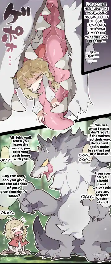 [Ima Att] The Wolf VORE Little Red Riding Hood Fhentai.net - Page 6