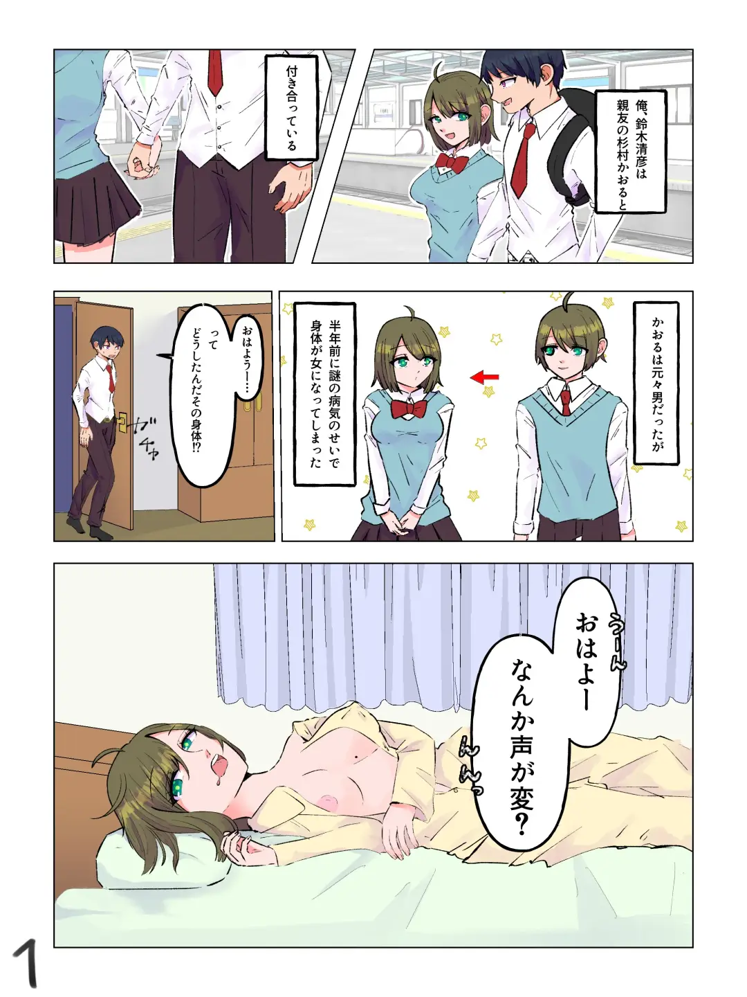 Nyotaika Shita  Shinyuu to  Irekawatta Ore ♂ Fhentai.net - Page 2