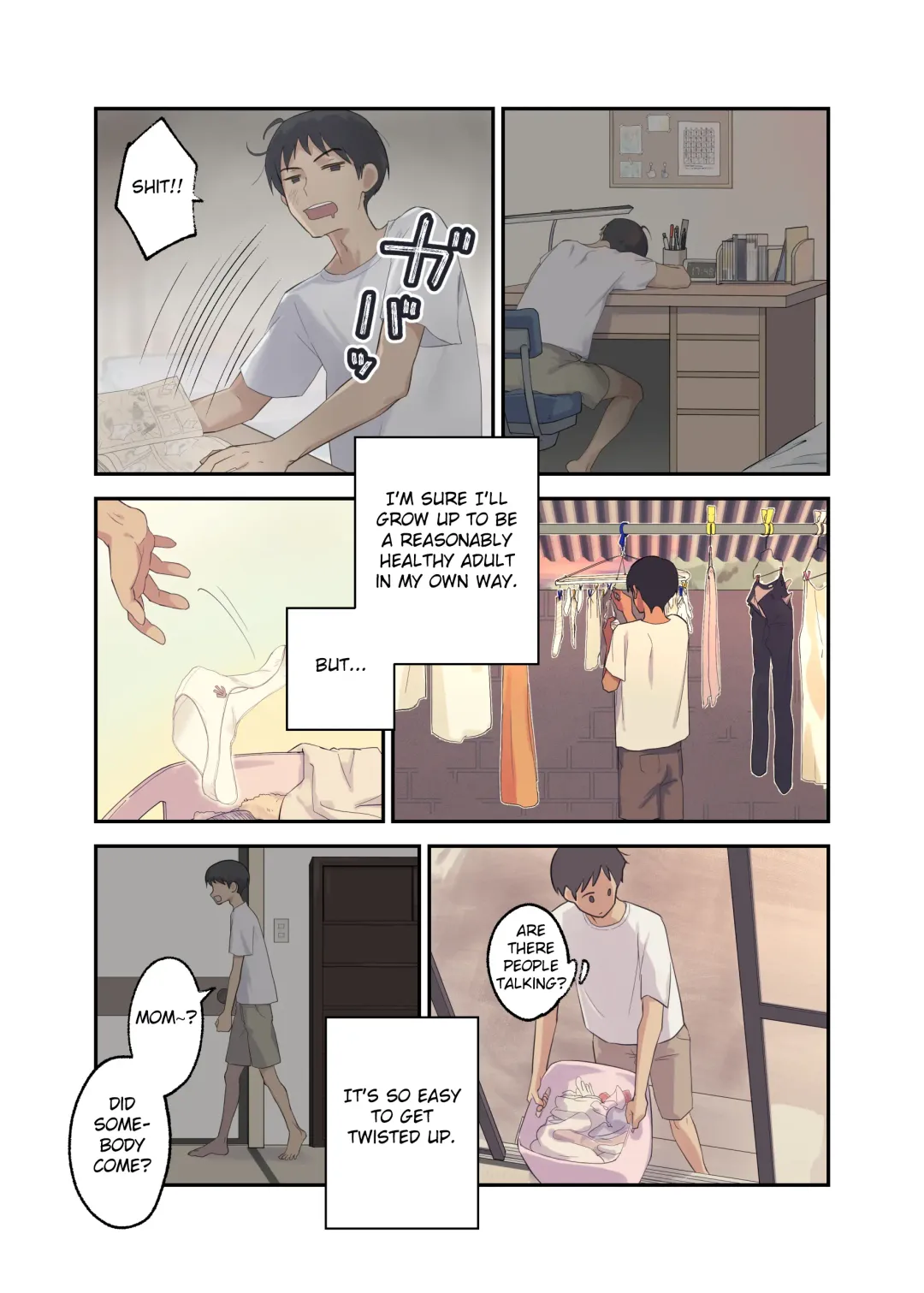 [Karashina En] Tomo Chin ni Ochita Haha to Sore ni Mezameru Ore Fhentai - Page 3