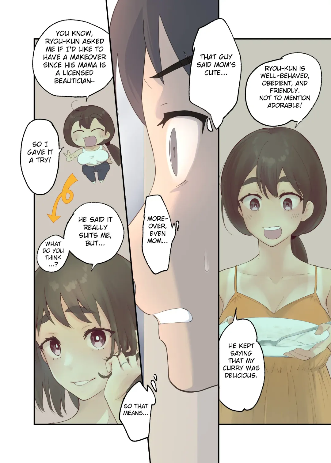 [Karashina En] Tomo Chin ni Ochita Haha to Sore ni Mezameru Ore Fhentai - Page 7