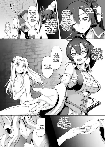 [Gotarou] Tsuyoku Yasashii Onna Samurai, Futanari ni Kaerare Tasuketa Musume ni Level Drain Sareryoku de Nejifuserare Kyousei Shasei Fhentai - Page 6