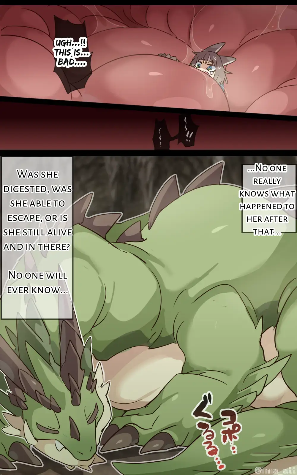 [Ima Att] Giant Dragon Unaware VORE Fhentai.net - Page 7