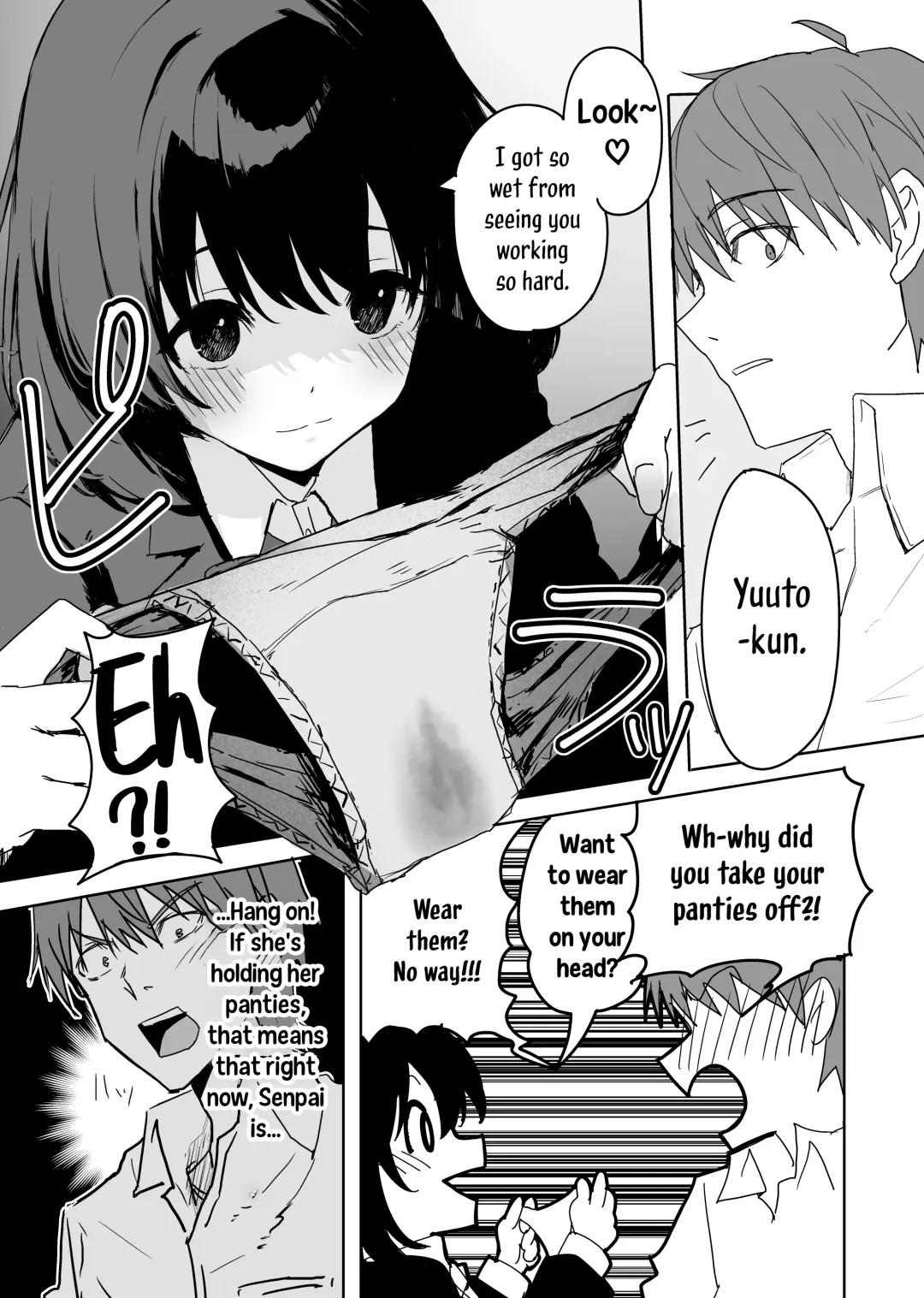 [Inukaki] Sakuraba Senpai wa Misetagari | Sakuraba-Senpai Likes to Expose Herself to Me Fhentai.net - Page 4