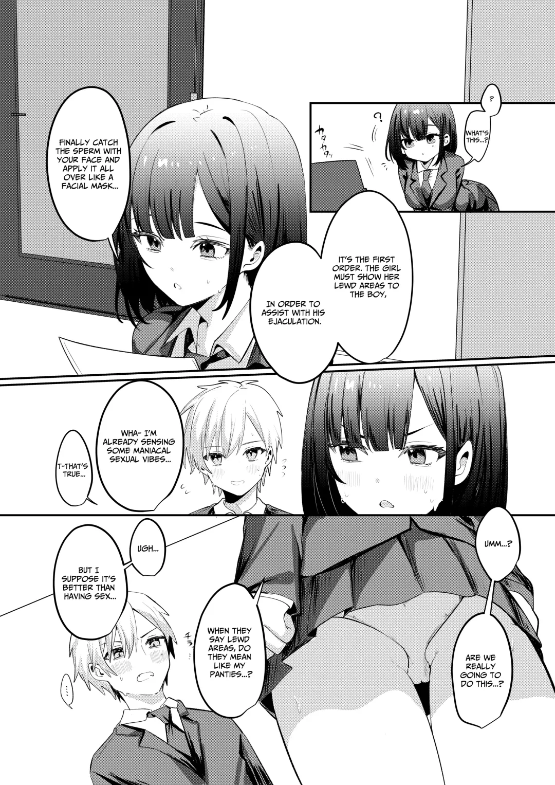 [Norisuke] Sex Shinai to Derarenai Heya ni Seiso na Anoko to Tojikomerareru | Trapped in a Sex-Locked Room with that Prim & Proper Girl Fhentai - Page 4