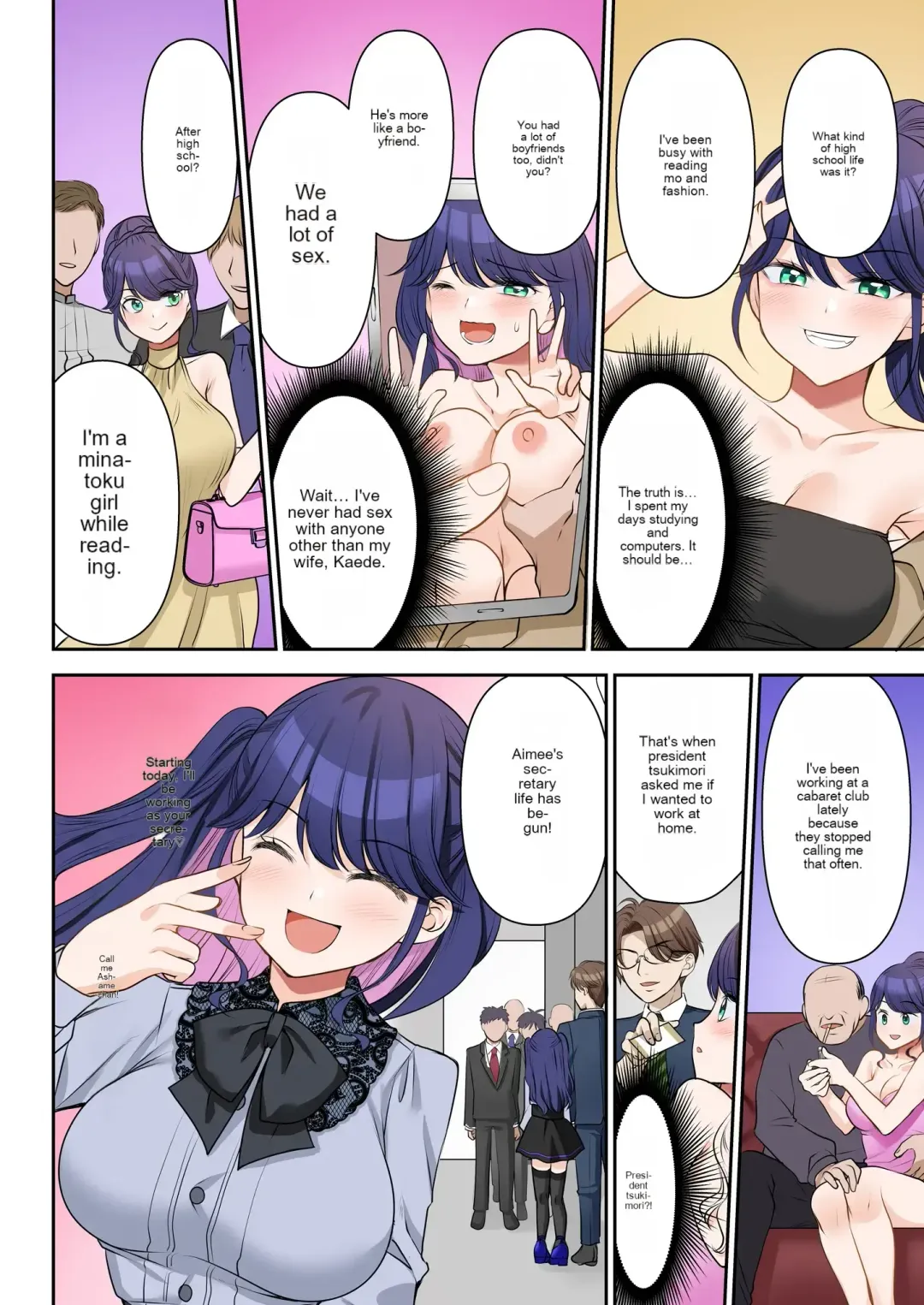 [Sakura Hanatsumi] Life-changing contract president♂→sex secretary♀ Fhentai - Page 9