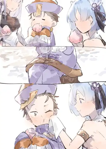 Subaru x Emilia and Rem Fhentai.net - Page 9