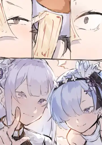 Subaru x Emilia and Rem Fhentai.net - Page 16