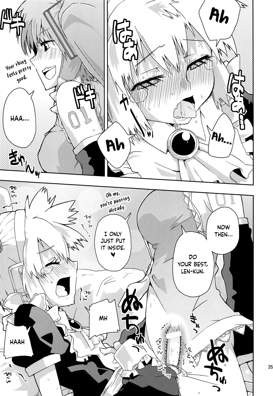 [Seihoukei] Len-kun ni Tsui Ecchi na Ijiwaru Shichau no wa, Minna Len-kun ga Da-isuki Dakara Dayo! Fhentai.net - Page 34