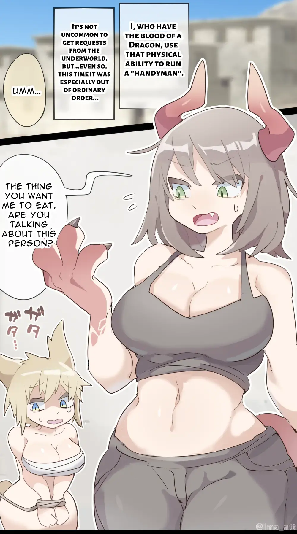 Read [Ima Att] Dragon Woman SAME SIZE VORE - Fhentai.net