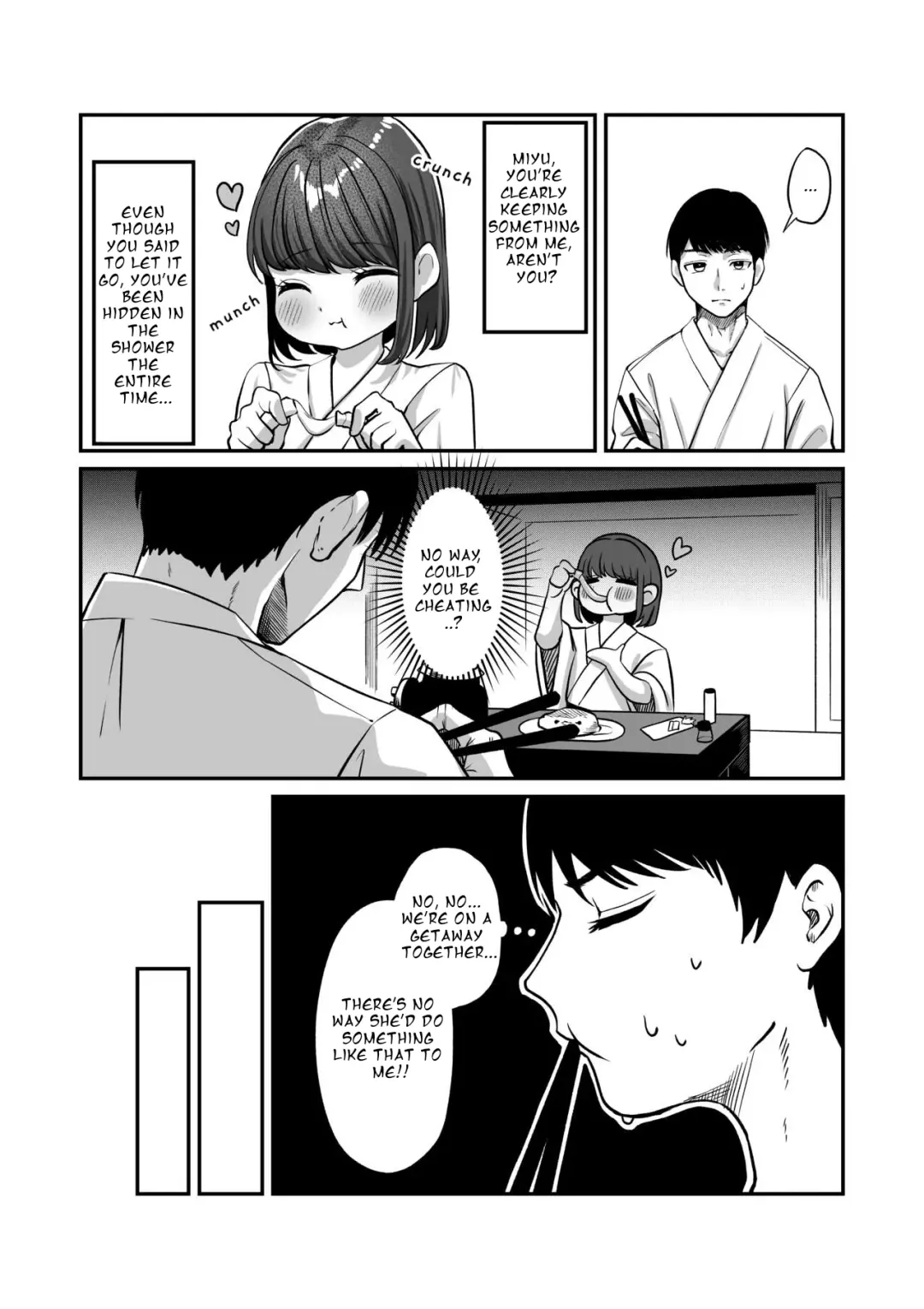 [Chanja Kojiki] Yukemuri de Kakuremasu You ni | Hidden in the Steam Fhentai - Page 24