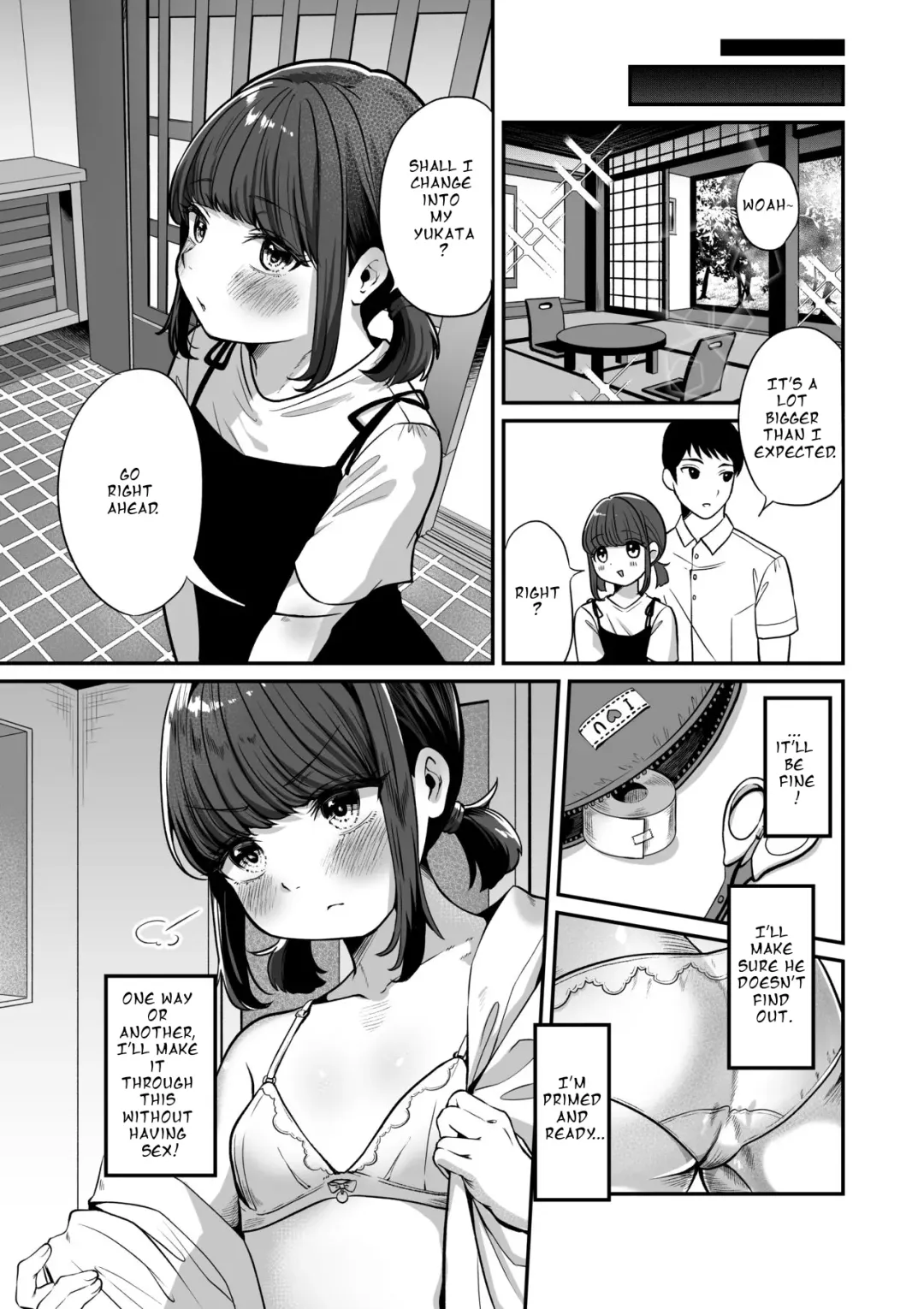 [Chanja Kojiki] Yukemuri de Kakuremasu You ni | Hidden in the Steam Fhentai - Page 5