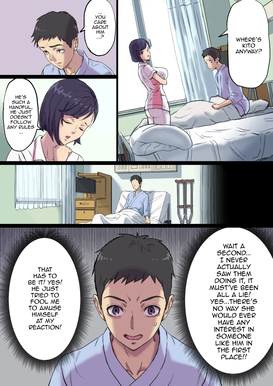 [Shibire Hitsuji] Zoku Tonari no Bed de Netorareru Kangoshi Jukubo / The MILF Nurse Cuckolded Gets Taken Away In The Bed Next To Mine - Continuation Fhentai - Page 14