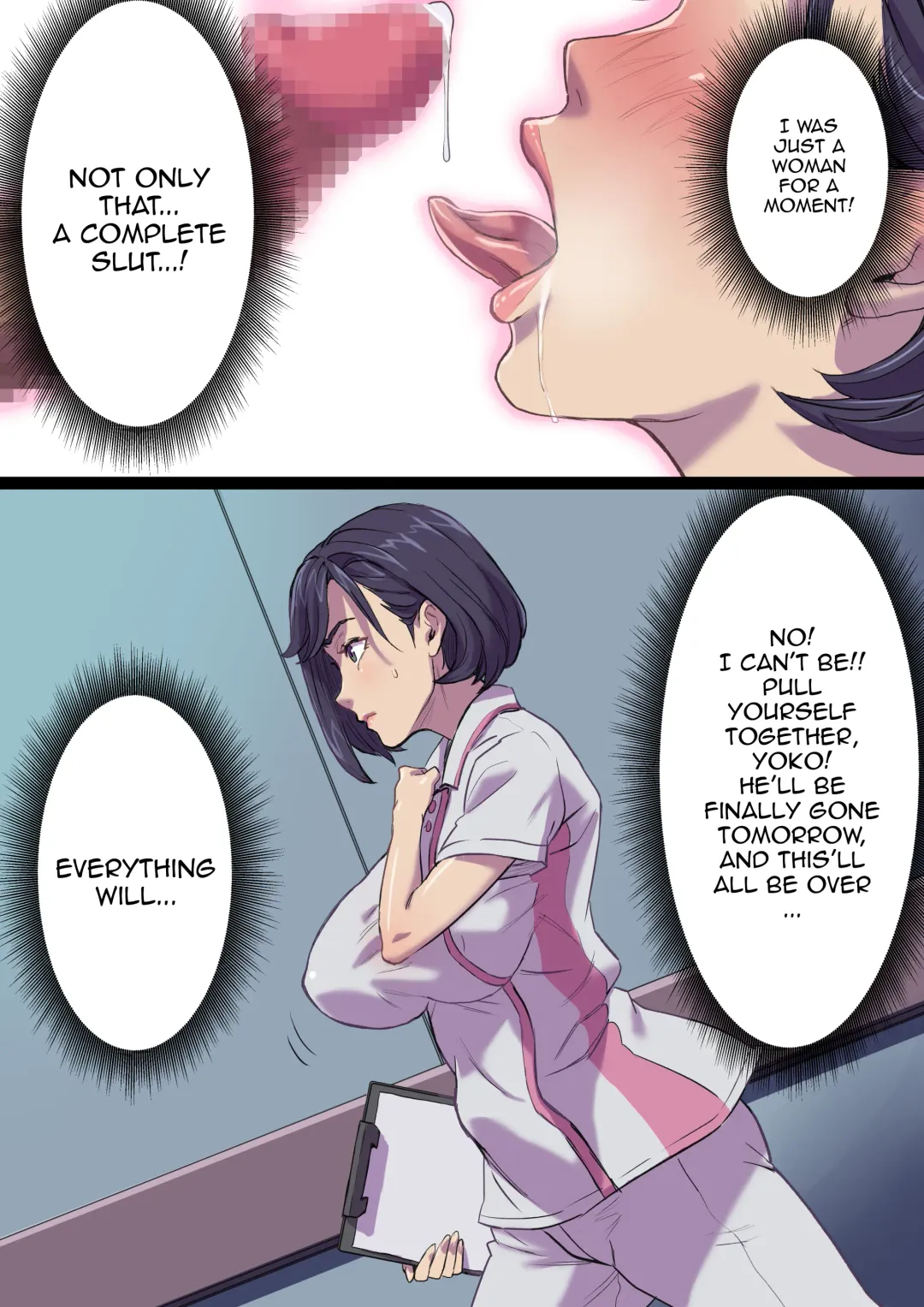 [Shibire Hitsuji] Zoku Tonari no Bed de Netorareru Kangoshi Jukubo / The MILF Nurse Cuckolded Gets Taken Away In The Bed Next To Mine - Continuation Fhentai - Page 31