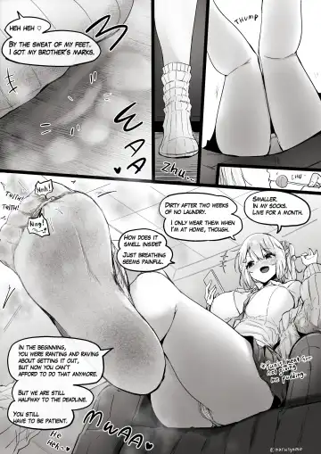 [Marushamo] A situation in which the shrunken older brother is forced to spend a month in a sock - Fhentai.net