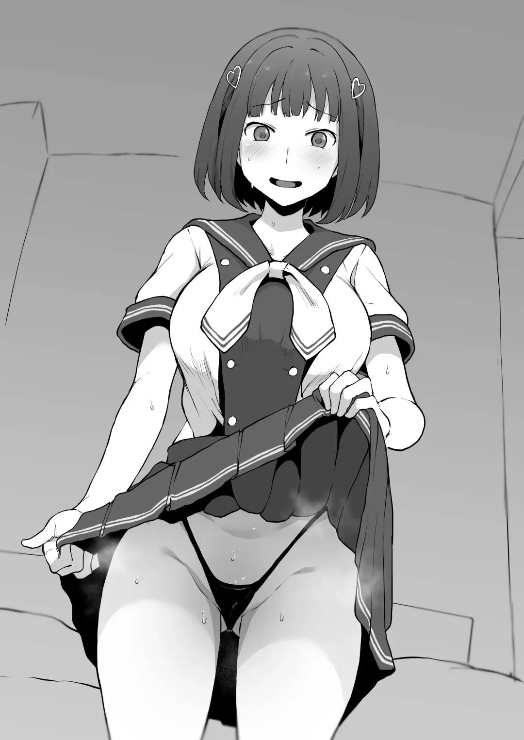 [Terasu Mc] Yarichin kara Imouto to Osananajimi no Honnou Mukidashi na Shashin o Katte Shikoru Hon Fhentai - Page 40