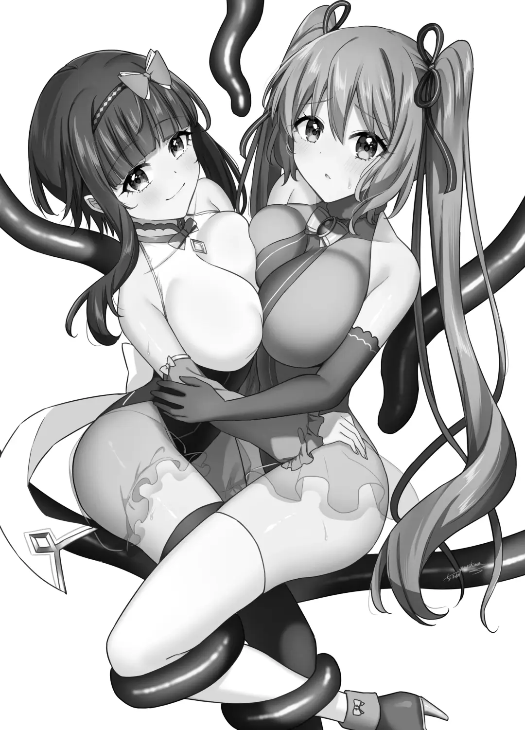 [Yamashima Chihane] Mahou Shoujo Lovena 3 ~King Shokushu VS Futari no Mahou Shoujo~ Fhentai - Page 46