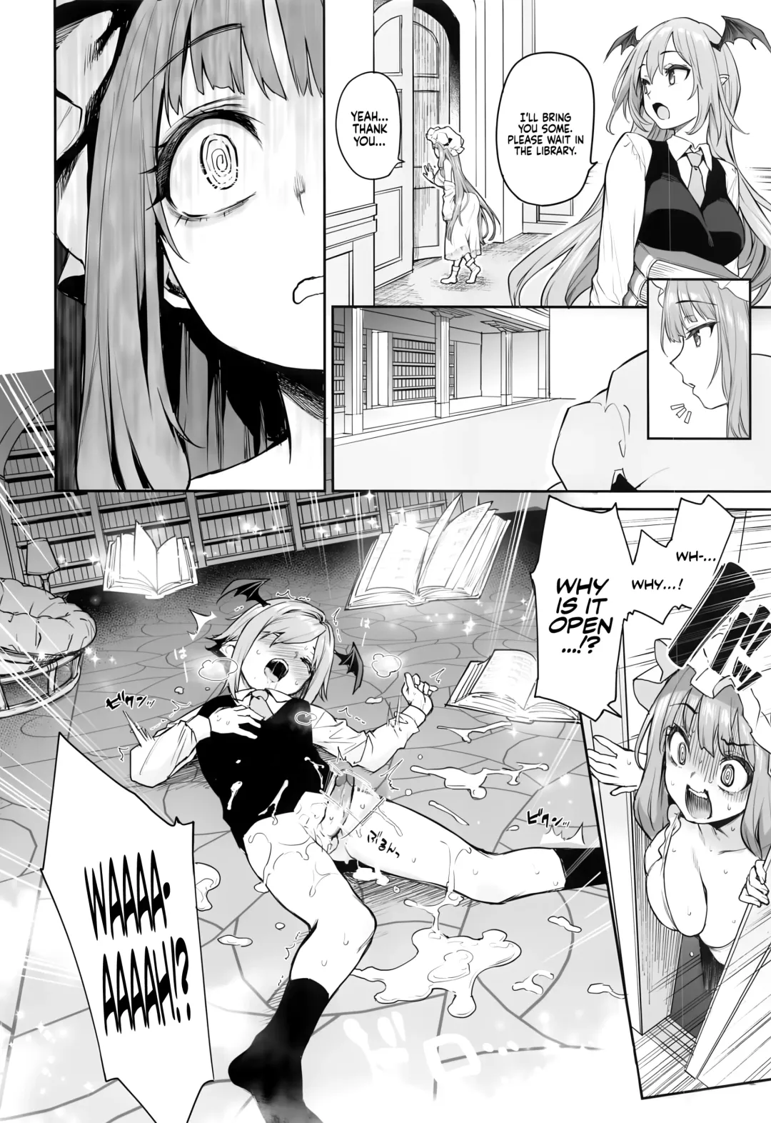 [Michiking] Patchouli-sama to Himitsu no Heya | Patchouli and the Chamber of Secrets (decensored) Fhentai - Page 7