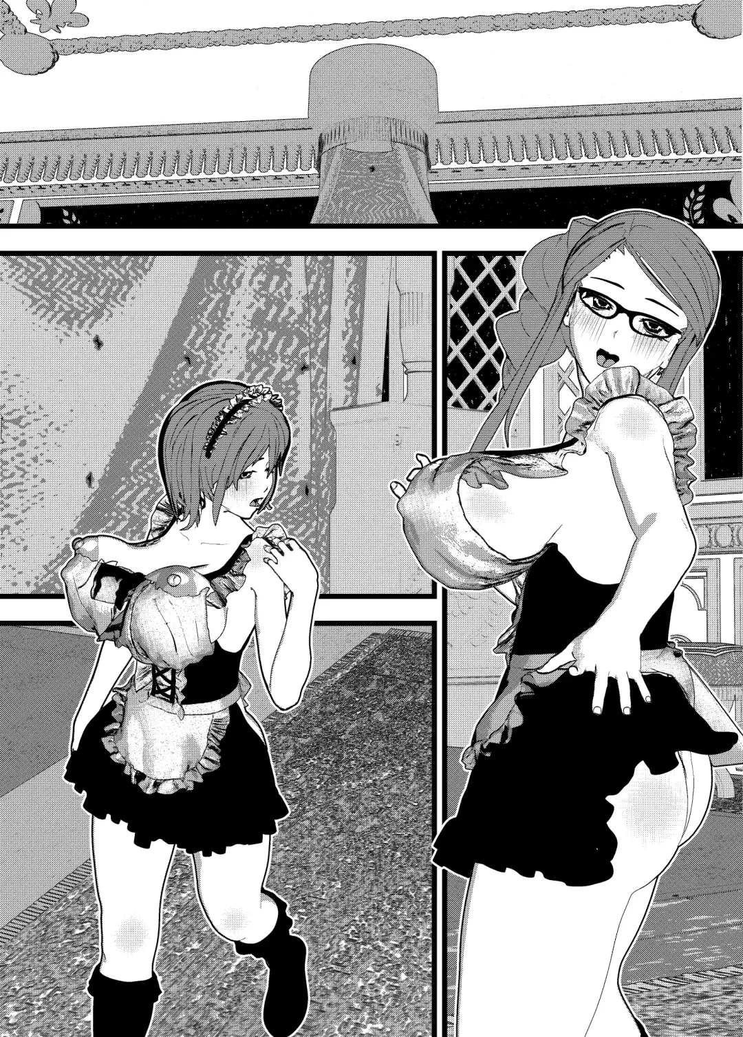 [Settuman] Sukebe na Maid Kanna no Bonyuu Mama Maid to Bonyuu Ane Maid wa Majimesou Dakedo SEX-shite Mitara Kekkyoku Minna Inran Harem! w Fhentai - Page 34