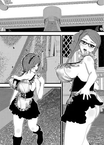 [Settuman] Sukebe na Maid Kanna no Bonyuu Mama Maid to Bonyuu Ane Maid wa Majimesou Dakedo SEX-shite Mitara Kekkyoku Minna Inran Harem! w Fhentai.net - Page 34