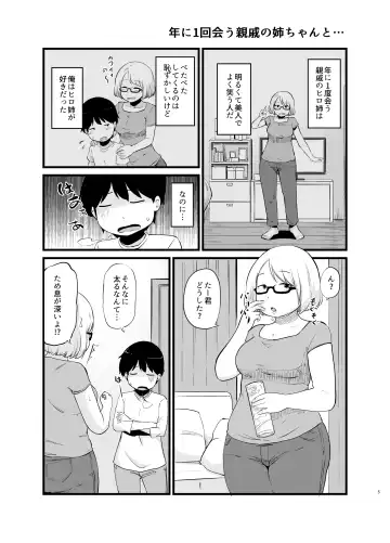 [Kirinama] Toshi ni 1-kai au Shinseki no Nee-chan to... Fhentai - Page 6
