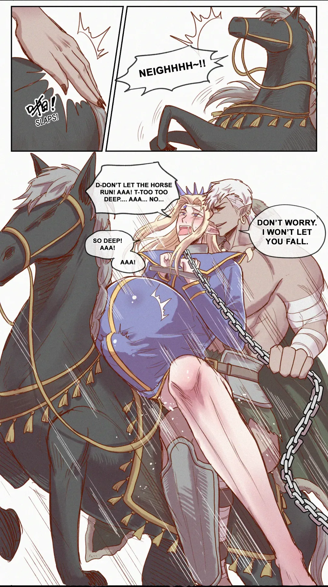 【DARK STORY】THE MERCENARY AND THE ELF KING Fhentai.net - Page 19