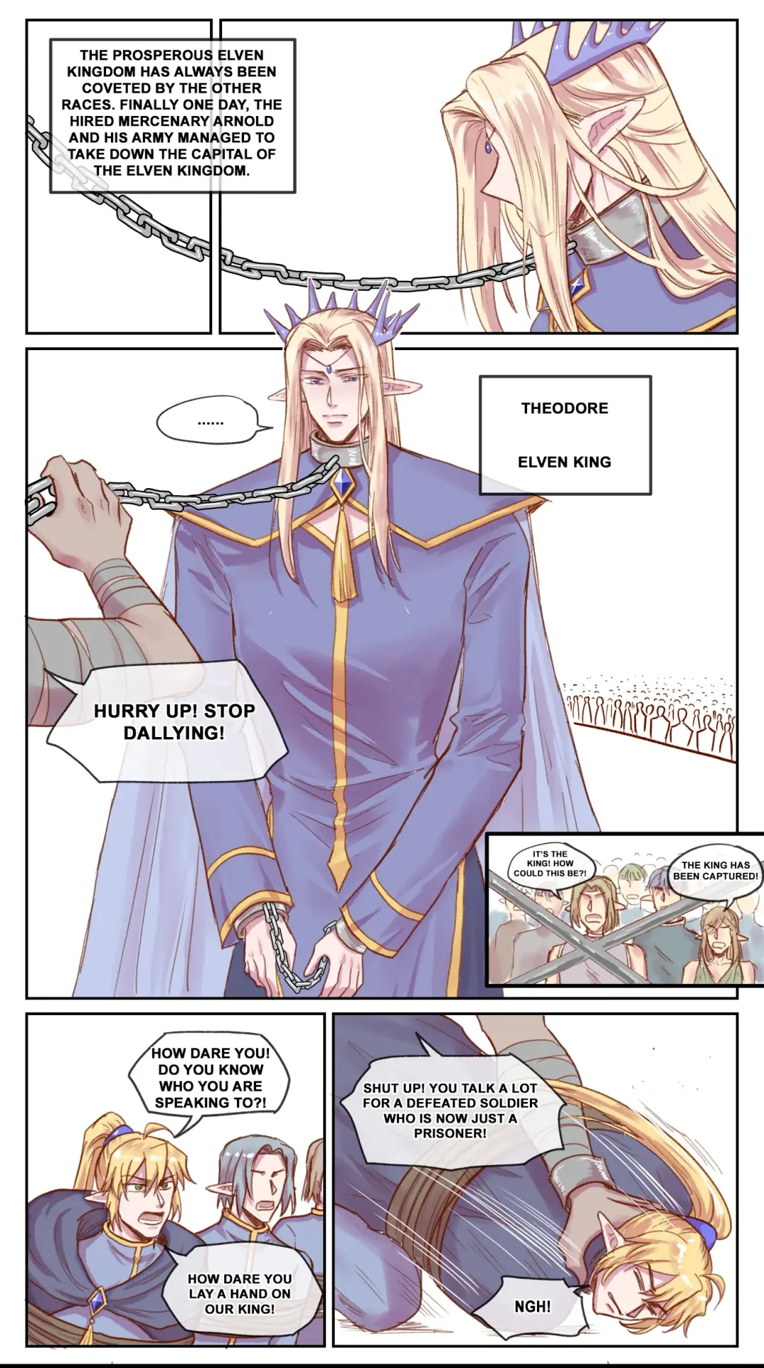 【DARK STORY】THE MERCENARY AND THE ELF KING Fhentai.net - Page 2