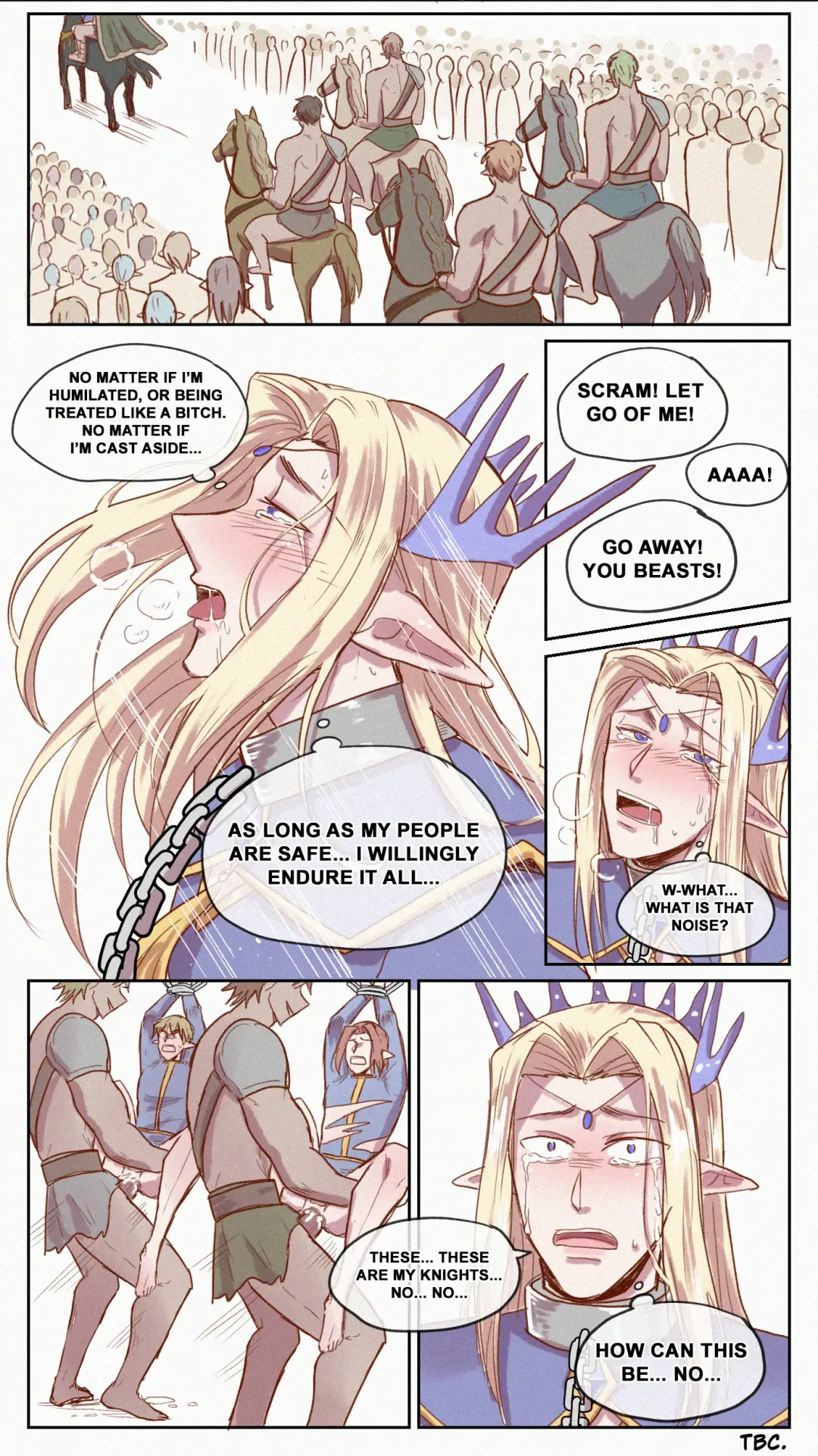 【DARK STORY】THE MERCENARY AND THE ELF KING Fhentai.net - Page 20