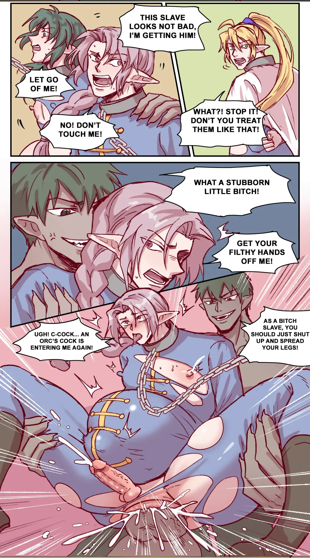 【DARK STORY】THE MERCENARY AND THE ELF KING Fhentai.net - Page 43