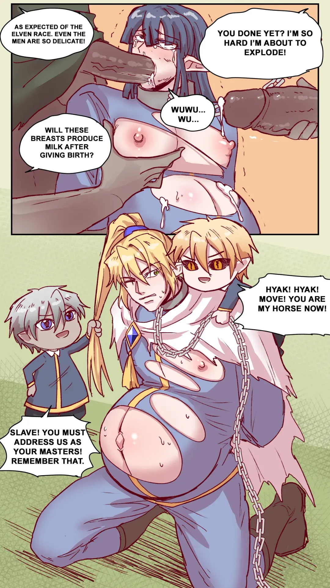 【DARK STORY】THE MERCENARY AND THE ELF KING Fhentai.net - Page 45