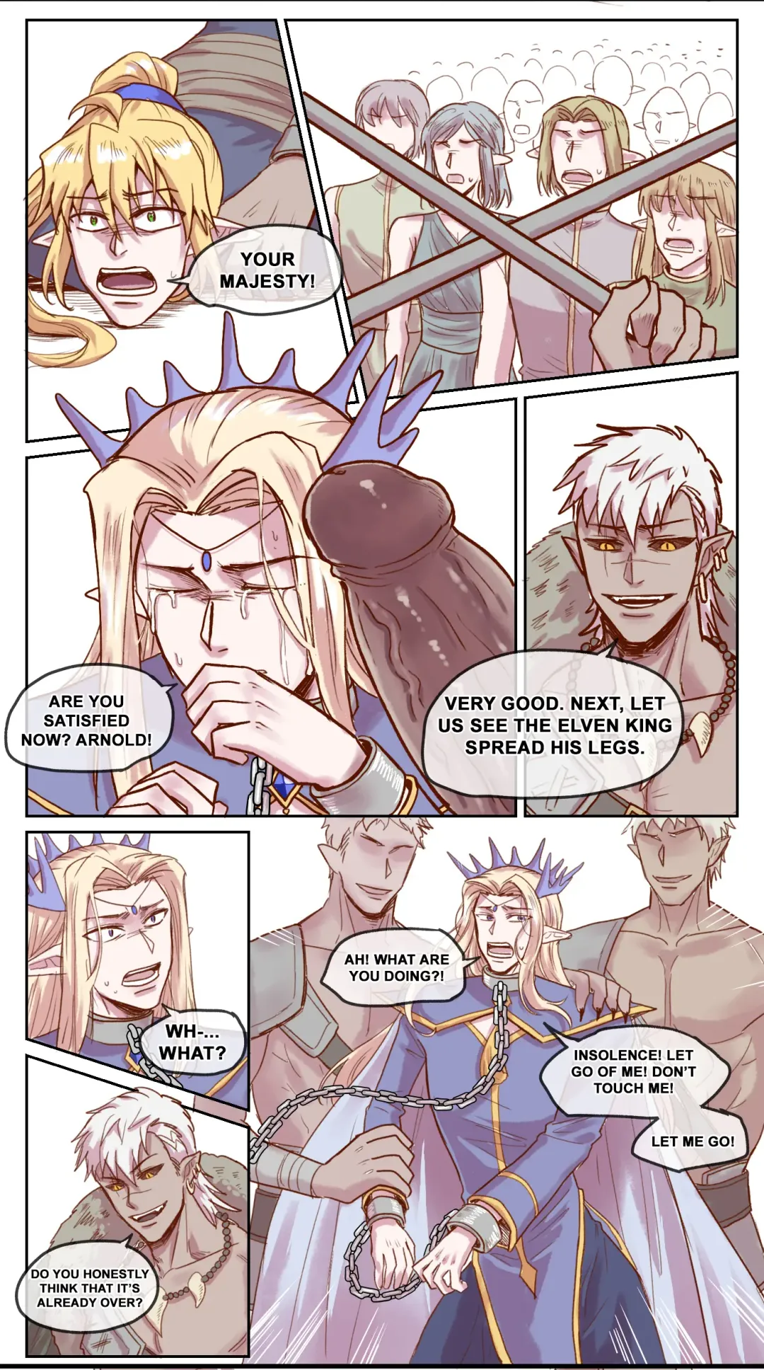 【DARK STORY】THE MERCENARY AND THE ELF KING Fhentai.net - Page 7