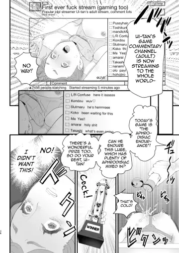 [Guro Tsuki] Otokonoko Haishinsha Nagesen ni Noserarete Hamerarechaimashita Fhentai - Page 38