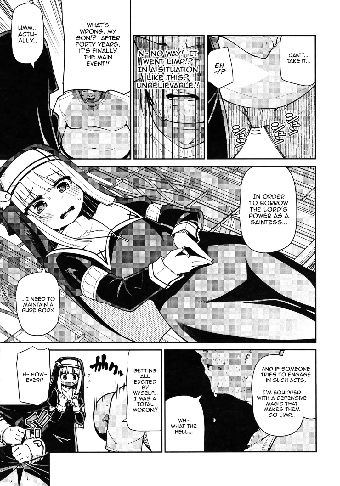 [Leafy] Seijo to Slime to Zako Yuusha | The Nun, The Slime and The Weakling Hero Fhentai - Page 7