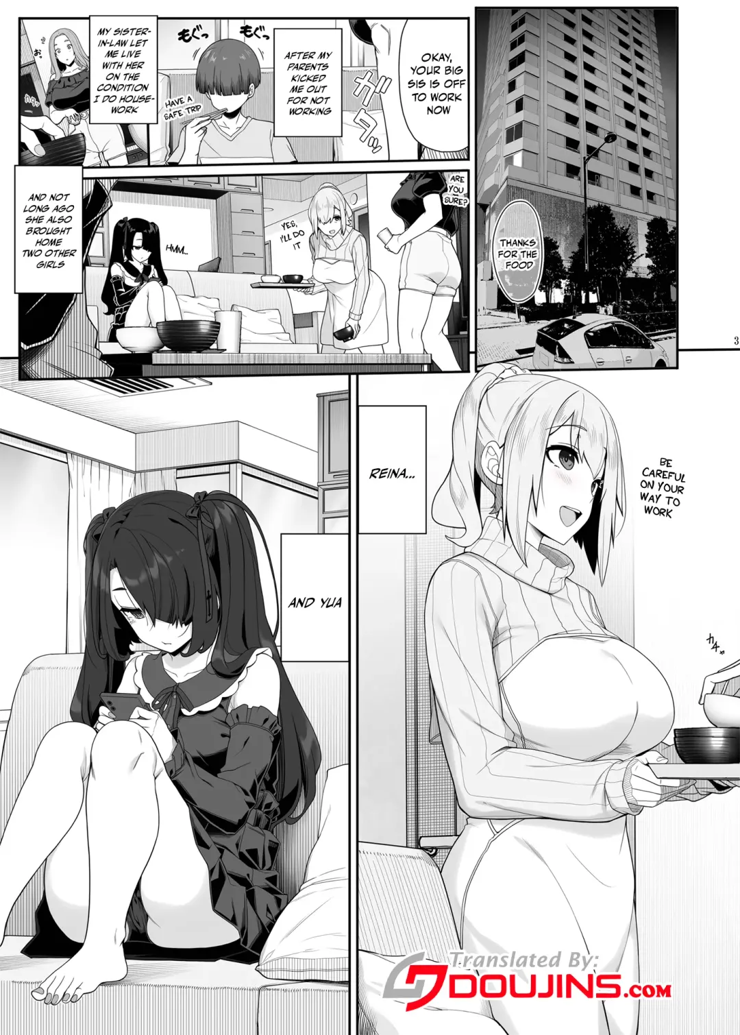 [Kirin Kakeru] Wake Ari Josei wa Yoru no Ecchi de Shirokuro Tsuketai | A Flawed Pair of Girls Want To Settle Things Through A Night Of Sex Fhentai.net - Page 2