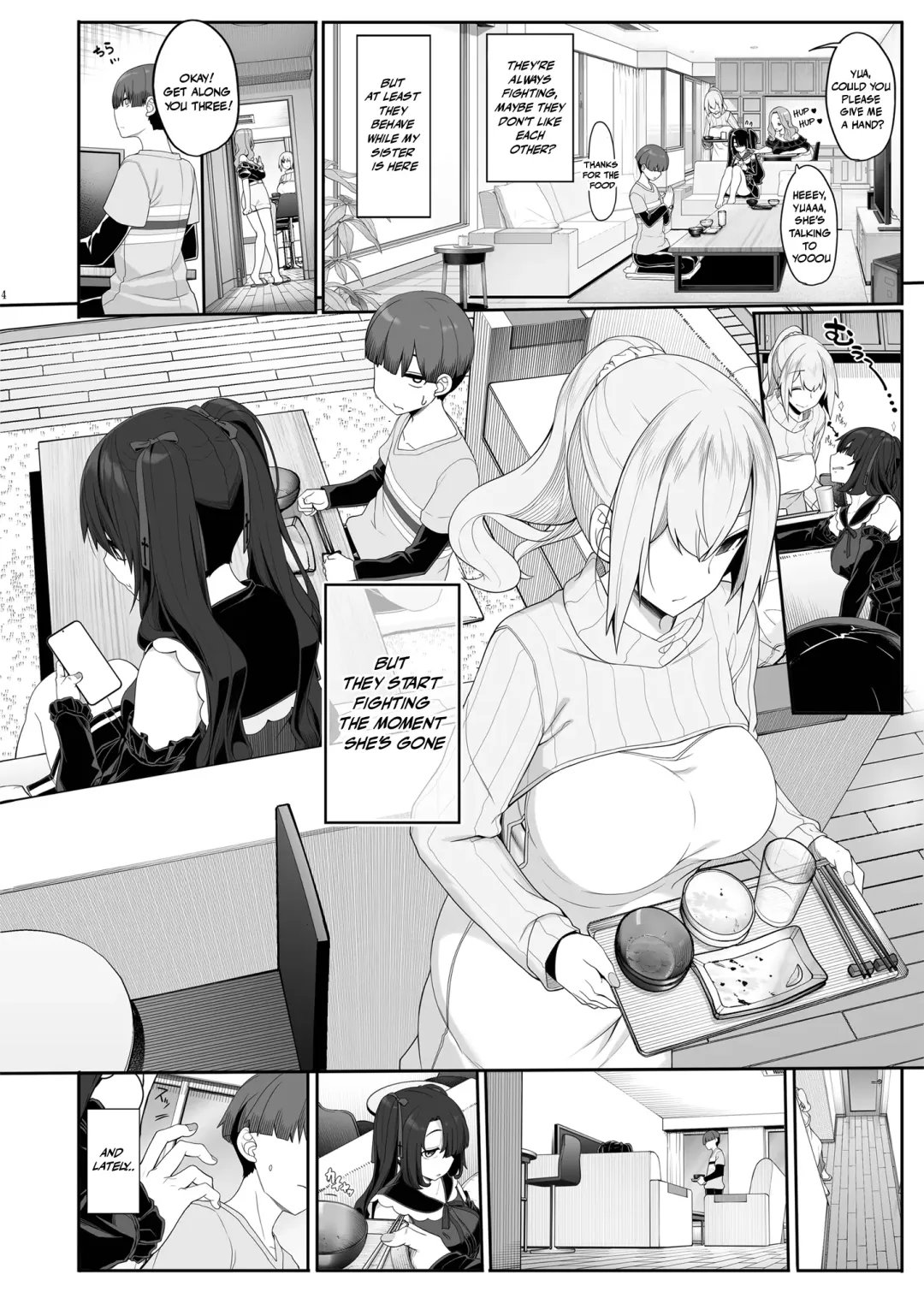 [Kirin Kakeru] Wake Ari Josei wa Yoru no Ecchi de Shirokuro Tsuketai | A Flawed Pair of Girls Want To Settle Things Through A Night Of Sex Fhentai.net - Page 3