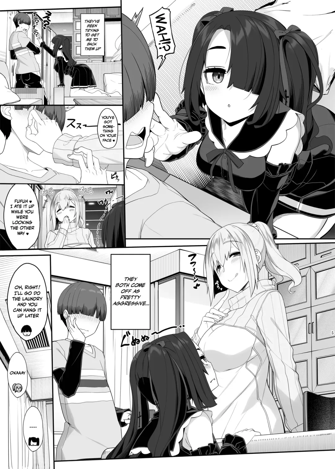 [Kirin Kakeru] Wake Ari Josei wa Yoru no Ecchi de Shirokuro Tsuketai | A Flawed Pair of Girls Want To Settle Things Through A Night Of Sex Fhentai.net - Page 4