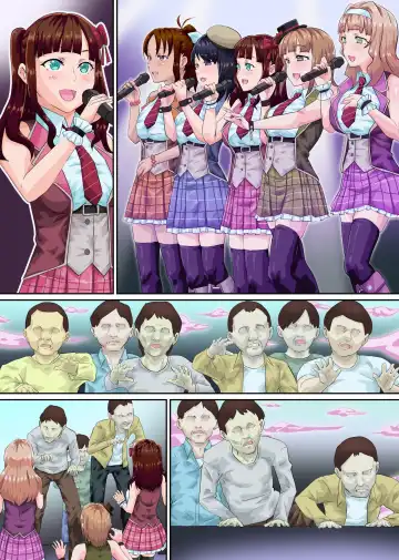 Chika Idol × Kansen. Watashi-tachi Oma〇ko Debut Shimasu! Guerrilla Rojou Live Sex mo Nakadashi Fan Service mo Nan datte Shimasu!～ Fhentai - Page 25